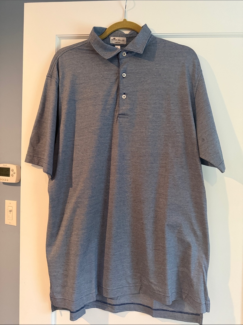 Peter Millar Crown Ease Men's Blue Polo Shirt